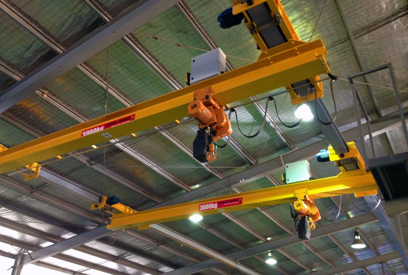 James Crane Overhead Crane Twin Hoisting Underslung Free Standing Crane
